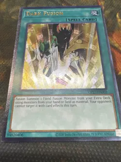 Dark Fusion Ultimate Rare OP27-EN003 Near Mint Yugioh Trading Card Game - Image 1
