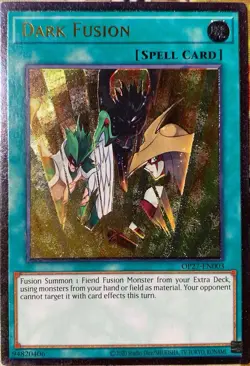 Dark Fusion Ultimate Rare OP27-EN003 Near Mint Yugioh Trading Card Game - Image 1