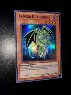 Yugioh 2011 Lancer Dragonute SR 1st Ed. EXVC-EN091 Near Mint - Image 2
