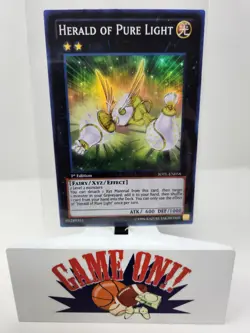 YuGiOh Herald of Pure Light JOTL-EN058 1st Edition Super Rare NM - Image 1