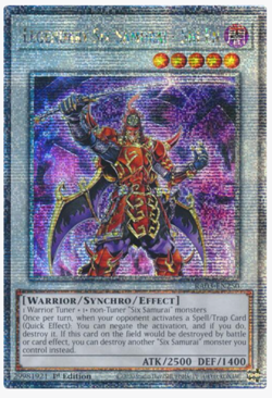Legendary Six Samurai - Shi En (Quarter Century Secret Rare) RA03-EN250- Yugioh! - Image 1