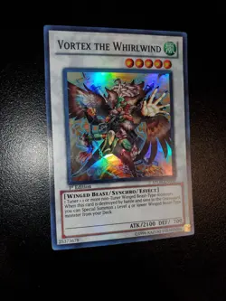 Yugioh 2011 Vortex The Whirlwind SR 1st Ed. STOR-EN000 Near Mint - Image 2