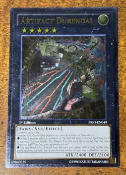 Artifact Durendal Ultimate Rare 1st Edition PRIO-EN049 YuGiOh Primal Origin NM - Image 1