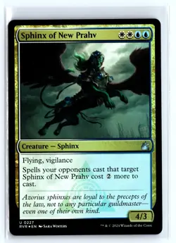 FOIL Sphinx of New Prahv Ravnica Remastered - MTG Magic the Gathering Card - Image 1
