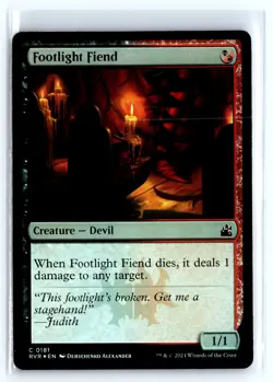 FOIL Footlight Fiend Ravnica Remastered - MTG Magic the Gathering Card - Image 1