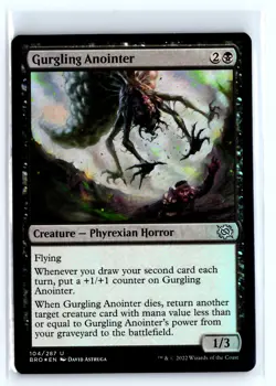 FOIL Gurgling Anointer The Brothers' War - MTG Magic the Gathering Card - Image 1