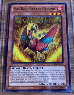 Fire King Avatar Garunix LTGY-EN034 Yu-Gi-Oh! Card Light Play Unlimited - Image 1