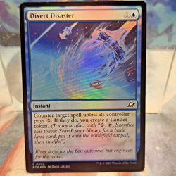 FOIL C 0055 Divert Disaster Instant Common Edge of Eternities MTG Card - Image 1