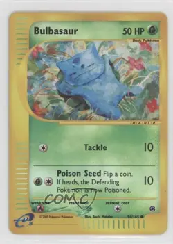 Bulbasaur Reverse Foil Pokemon e-Card Series Expedition #94 2002 1i1o - Image 1