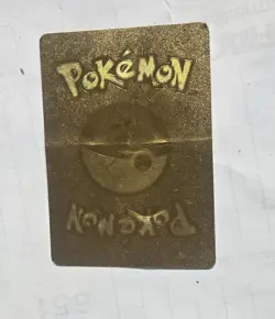 Pokemon Shadow Mewtwo VMAX 880hp GOLD Foil Fan Art Collector Card. - Image 2