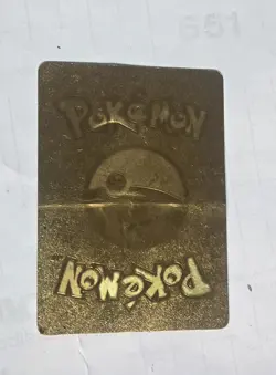 Pokemon Shadow Mewtwo VMAX 880hp GOLD Foil Fan Art Collector Card. - Image 4