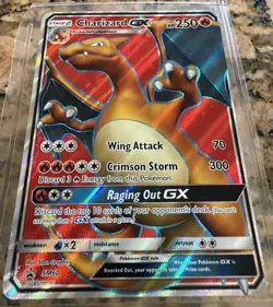 Pokemon TCG Charizard-GX #SM60 Black Star Promo Card Holo -Near Mint - Image 2