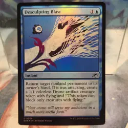 FOIL U 0054 Desculpting Blast Instant Uncommon Edge of Eternities MTG Card - Image 1