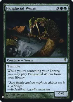 1x Panglacial Wurm - Foil Moderate Play MTG Magic - Kid Icarus - - Image 1