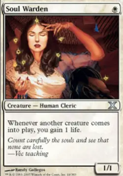 1x Soul Warden - Foil Moderate Play MTG Magic - Kid Icarus - - Image 1