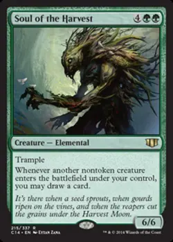1x Soul of the Harvest Moderate Play MTG Magic - Kid Icarus - - Image 1