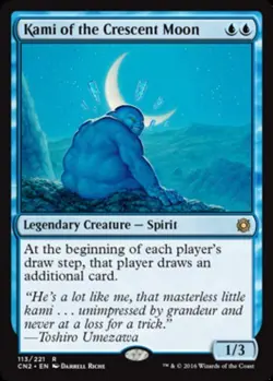 1x Kami of the Crescent Moon Moderate Play MTG Magic - Kid Icarus - - Image 1