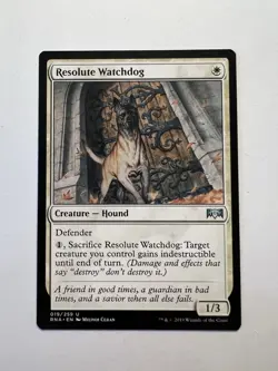 Resolute Watchdog - MTG Ravnica Allegiance - NM - Image 1