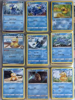 Pokemon Card Species Set Lot - 9x Unique Cards / Psyduck Family - Image 1