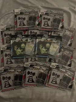 Pokemon TCG White Flare Tech Sticker Collection (x11) & Black Bolt Sticker (x2) - Image 1
