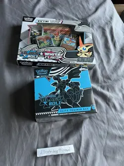 Pokemon Scarlet & Violet Black Bolt ETB With Victini Illustration Collection - Image 2