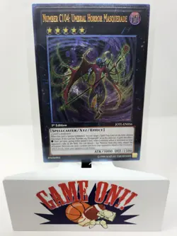 YuGiOh Number C104: Umbral Horror Masquerade JOTL-EN056 1st Ed. Ultimate Rare NM - Image 1