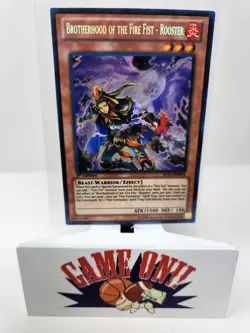 YuGiOh Brotherhood of Fire Fist - Rooster JOTL-EN094 1st Edition Secret Rare NM - Image 1