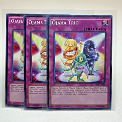 3x Yugioh Ojama Trio SR04-EN034 1st Edition Common - VLP-NM 💎 - Image 1