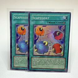 2x Yugioh Scapegoat SDJ-041 Unlimited Super Rare Holo - MP-LP 💎 - Image 1