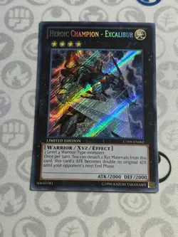 Heroic Champion - Excalibur - CT09-EN002 - Secret Rare (NM) - Yugioh - Image 1