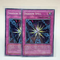 2x Yugioh Shadow Spell SKE-041 Unlimited Super Rare Holo - MP-LP 💎 - Image 1