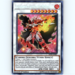 Yugioh Geomathmech Magma MYFI-EN007 1st Edition Secret Rare Holo - NM 💎 - Image 1