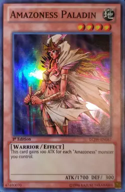 Yugioh 2013 Amazoness Paladin SR 1st Ed. LCJW-EN087 Near Mint - Image 1