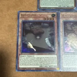 🔥 3x YUGIOH Retaliating "C" GFP2-EN108 ULTRA RARE NEAR MINT 1ST ED PLAYSET 🔥 - Image 3