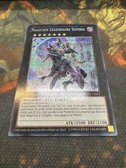 Legendary Magician of Dark WSUP-EN052 Prismatic Secret Rare 1st Ed Yugioh French - Image 1