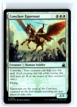 FOIL Conclave Equenaut Ravnica Remastered - MTG Magic the Gathering Card - Image 1