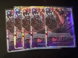 5 Charlotte Katakuri SR OP11-067 Card a Fist of Divine Speed - Image 1