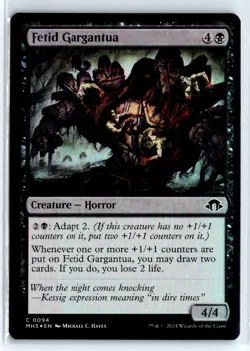FOIL Fetid Gargantua Modern Horizons 3 Common - MTG Magic the Gathering Card - Image 1