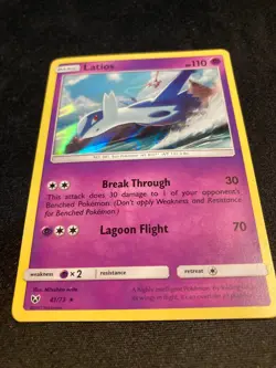 Pokemon LATIOS Card 41/73 Holo Rare Shinning Legends NM English TCG - NM - Image 4