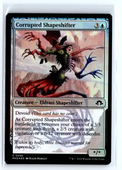 FOIL Corrupted Shapeshifter Modern Horizons 3 - MTG Magic the Gathering Card - Image 1