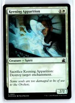 FOIL Keening Apparition Ravnica Remastered - MTG Magic the Gathering Card - Image 1