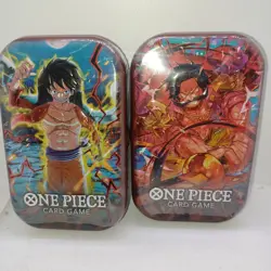 12 One Piece Card Game Mini Tins-Vol. 1 [TS-01] - MONKEY D. LUFFY & Gol D. Roger - Image 1