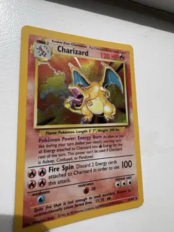 Charizard 4/102 Shadowless Base Set Holo Rare Vintage 1999 Pokemon Card - Image 3
