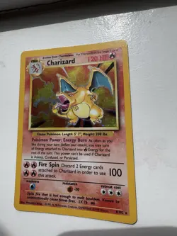 Charizard 4/102 Shadowless Base Set Holo Rare Vintage 1999 Pokemon Card - Image 4