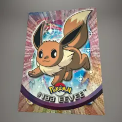 Topps Eevee 133 Series 3 TV Animation Blue Logo Pokemon Card - Image 1