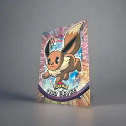 Topps Eevee 133 Series 3 TV Animation Blue Logo Pokemon Card - Image 2