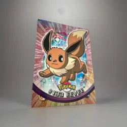 Topps Eevee 133 Series 3 TV Animation Blue Logo Pokemon Card - Image 3