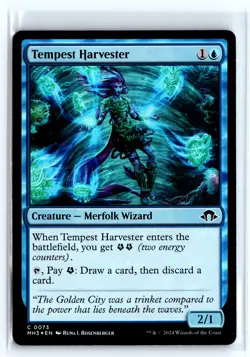 FOIL Tempest Harvester Modern Horizons 3 - MTG Magic the Gathering Card - Image 1