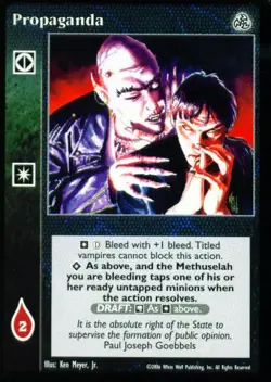 Propaganda [Third set] - VTES card - Image 1