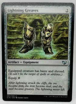 MTG Lightning Greaves Commander 2015 257/342 LP Lightly Played - Image 1